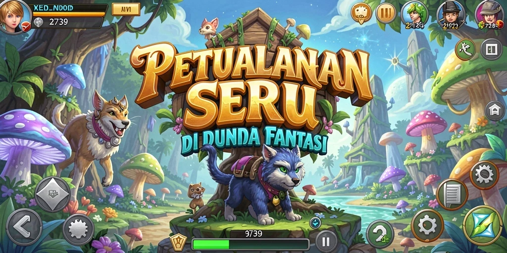 Tampilan gameplay yang mendebarkan dari 2739 di dunia petualangan.