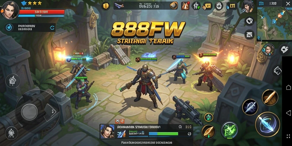 Tampilan mendebarkan dari pertempuran strategis dalam 888FW.