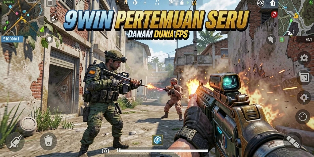 Screenshot 9WIN menampilkan aksi tembak-menembak yang intens dengan grafik memukau.