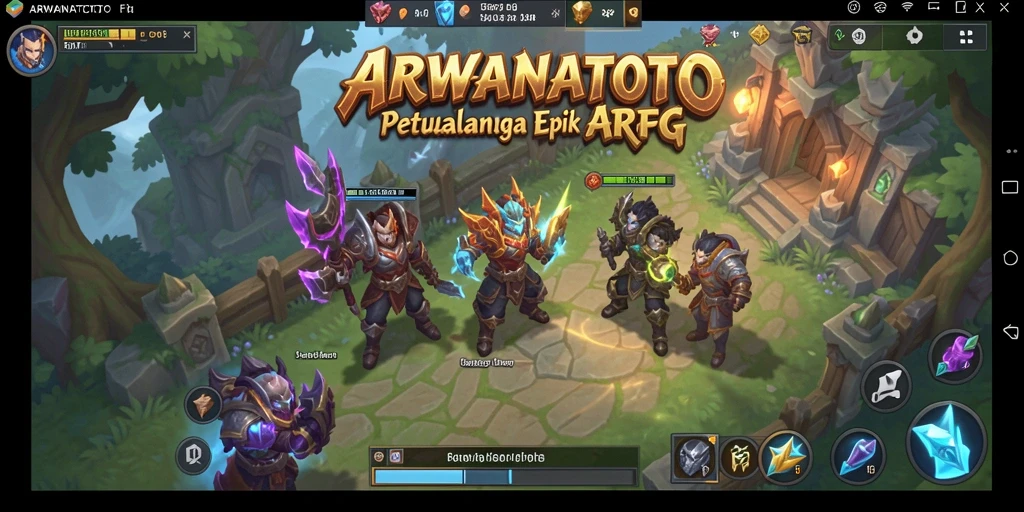 Tangkapan layar menampilkan aksi seru dalam gameplay ARPG.