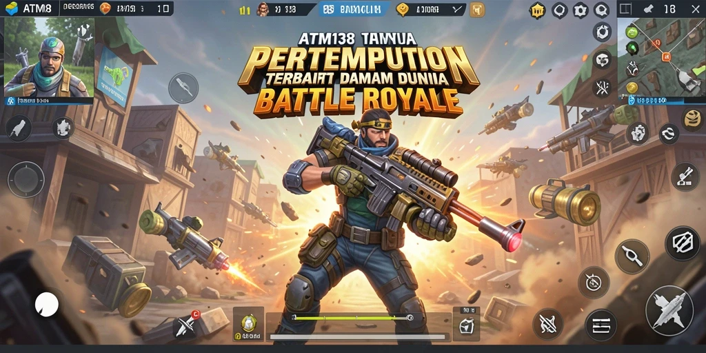Gameplay menegangkan di ATM138 dalam mode Battle Royale.