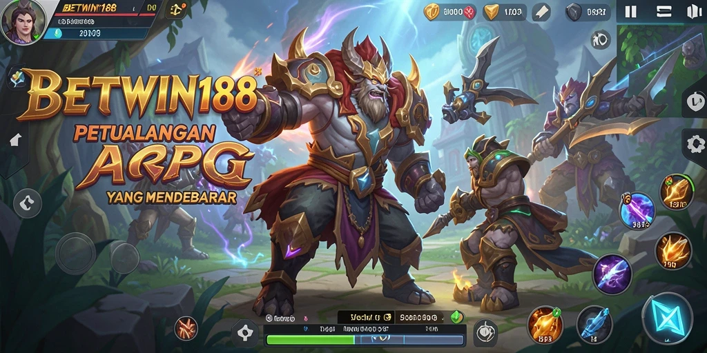 Tampilan gameplay menarik dalam dunia ARPG yang dinamis.