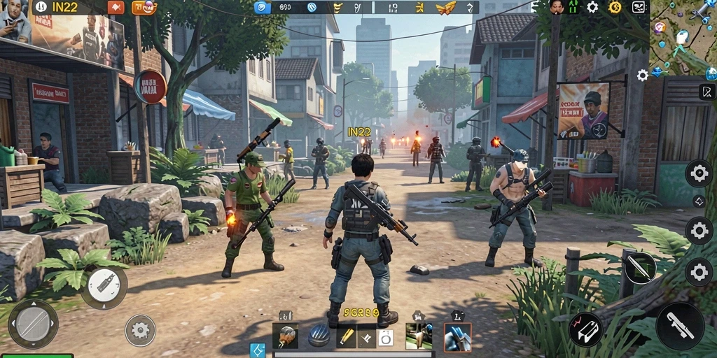 Gameplay <strong>IN22</strong> yang realistis dan interaktif dalam simulasi kehidupan.