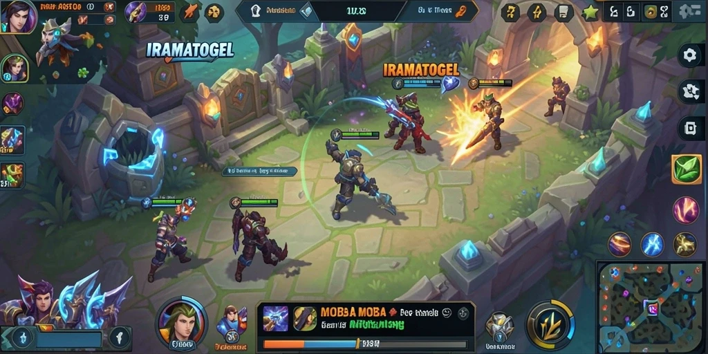 Tampilan gameplay menarik dari IRAMATOGEL.