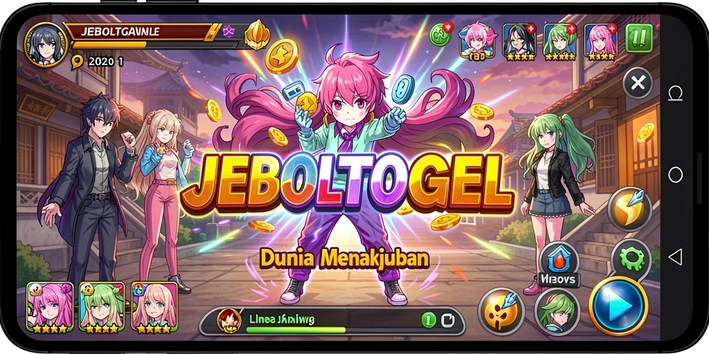 Gameplay JEBOLTOGEL yang penuh aksi dan petualangan Anime.