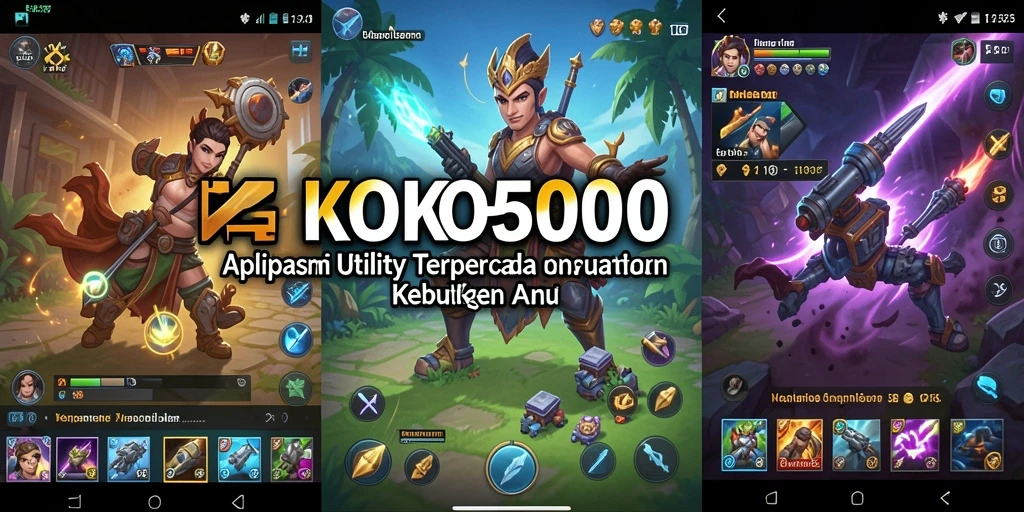 Tampilan antarmuka KOKO5000 dengan fitur optimasi yang intuitif.