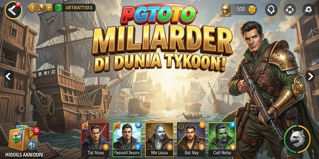 Screenshot utama PGTOTO menampilkan gameplay Tycoon yang menarik.