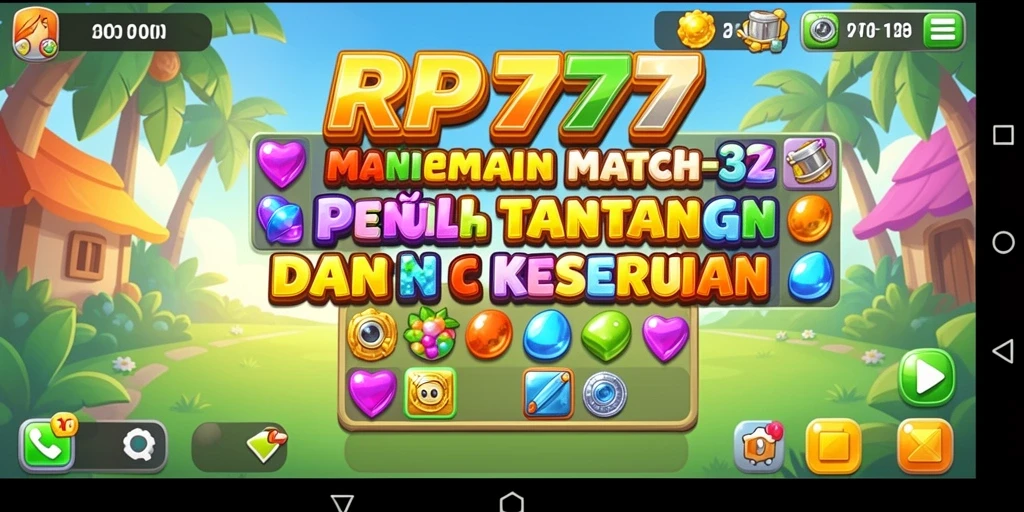 Tampilan gameplay seru RP777 dengan grafis memukau.