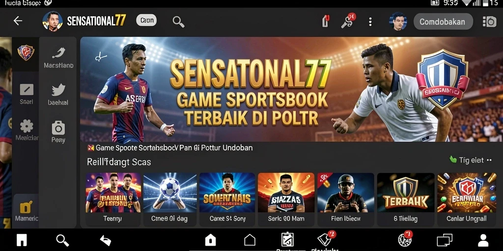 Gambaran tampilan menarik dari gameplay SENSATIONAL77.