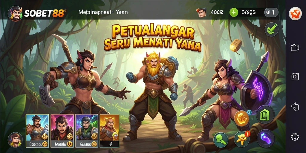 Gameplay penuh aksi di dunia petualangan SOBET88.