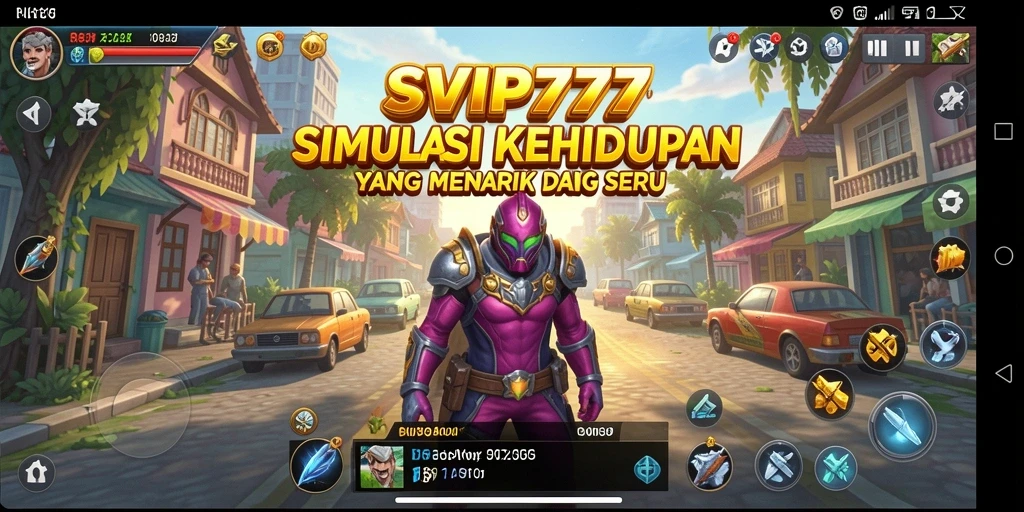 Tampilan gameplay menarik dari SVIP777 dengan interaksi karakter.