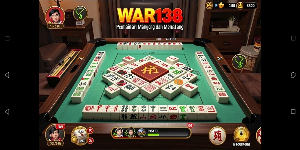 Tampilan gameplay Mahjong yang menakjubkan di WAR138.